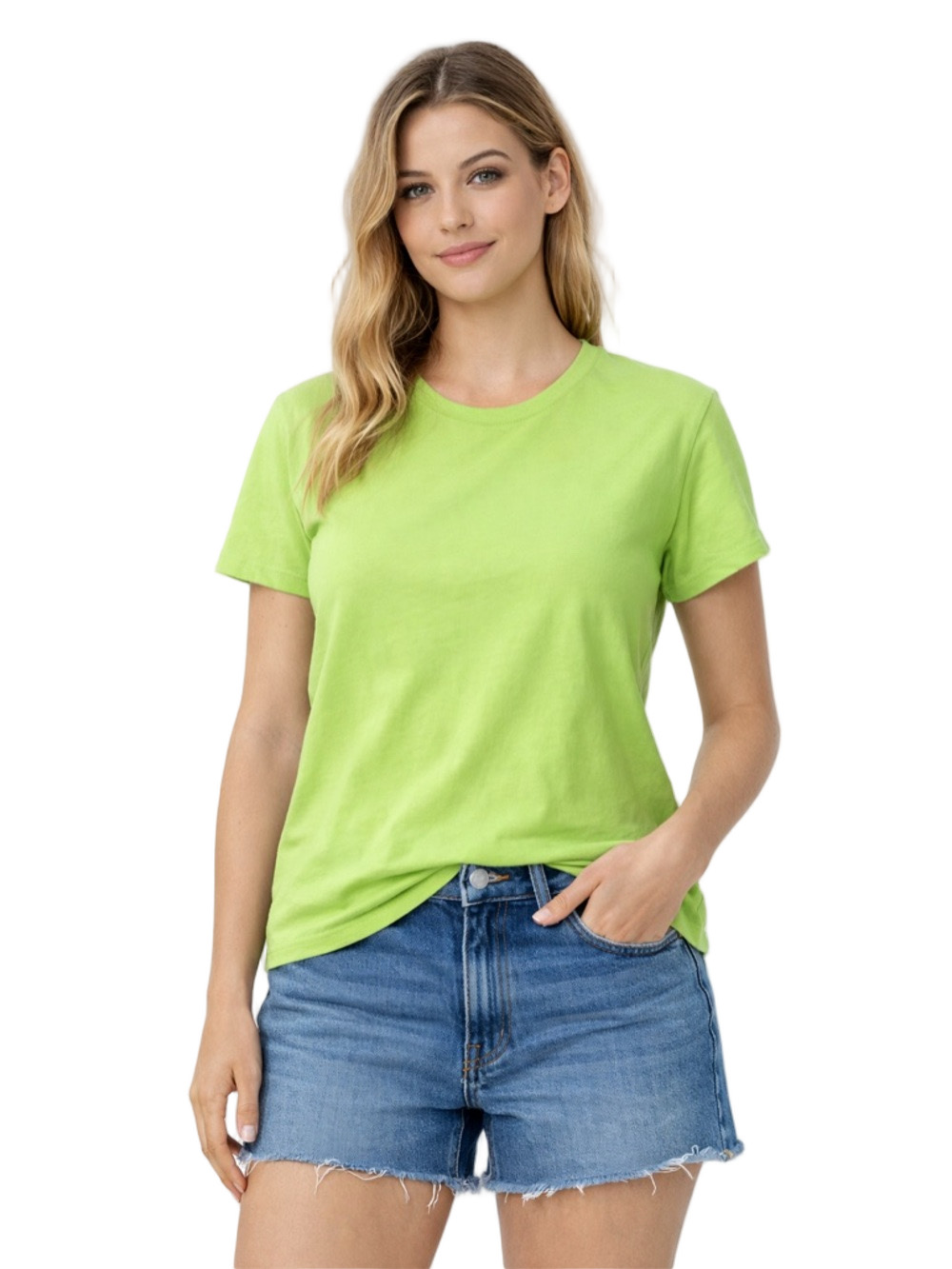 Anvil Lime Green Lightweight Tee shirt